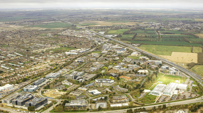 A1 aerial photograph April 2021