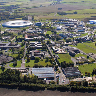 Harwell aerial shot