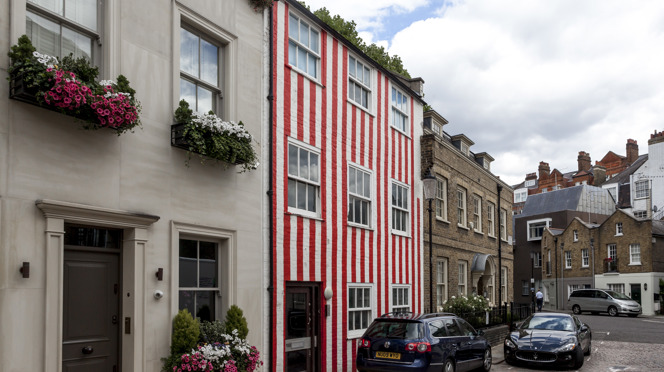 Stripey house